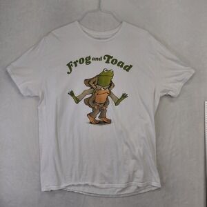 Frog and Toad Together Graphic T-Shirt Mens 2XL White Arnold Lobel Book Tee